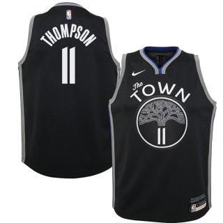 Golden State Warriors Klay Thompson Nike Black Swingman Jersey Jersey – City Edition