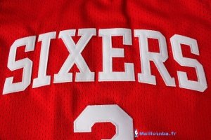 Maillot NBA Pas Cher Philadelphia Sixers Allen Iverson 3 Rouge