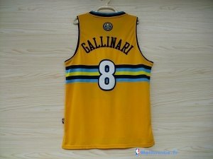 Maillot NBA Pas Cher Denver Nuggets Danilo Gallinari 8 Jaune