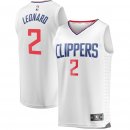 LA Clippers Kawhi Leonard Fanatics Branded White Fast Break Replica Jersey - Association Edition