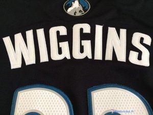 Maillot NBA Pas Cher Minnesota Timberwolves Andrew Wiggins 22 Noir MC