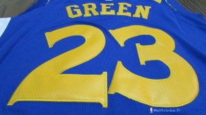 Maillot NBA Pas Cher Golden State Warriors Draymond Green 23 Bleu 2017/18