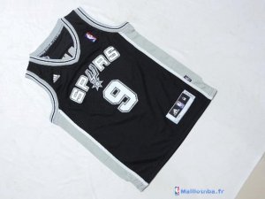 Maillot NBA Pas Cher San Antonio Spurs Junior Tony Parker 9 Noir