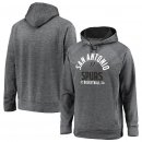 San Antonio Spurs Fanatics Branded Gray Battle Charged Pullover Hoodie