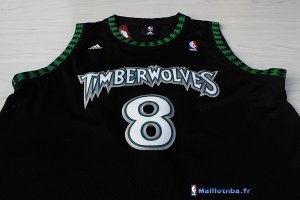 Maillot NBA Pas Cher Minnesota Timberwolves Latrell Sprewell 8 Retro Noir