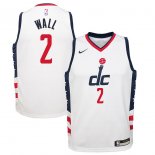 Washington Wizards John Wall Nike White Swingman Jersey Jersey – City Edition