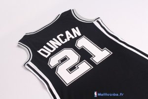 Maillot NBA Pas Cher San Antonio Spurs Femme Tim Duncan 21 Noir