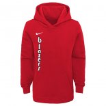 Portland Trail Blazers Nike Red Hardwood Classics Club Fleece Pullover Hoodie