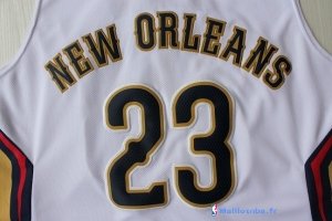 Maillot NBA Pas Cher New Orleans Pelicans Anthony Davis 23 Blanc