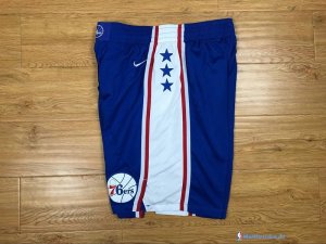 Pantalon NBA Pas Cher Philadelphia Sixers Nike Bleu