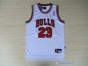 Maillot NBA Pas Cher Chicago Bulls Michael Jordan 23 Blanc