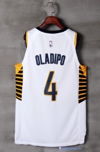 Maillot NBA Pas Cher Indiana Pacers Victor Oladipo 4 Blanc Association 2017/18