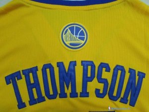 Maillot NBA Pas Cher Golden State Warriors Klay Thompson 11 Jaune MC