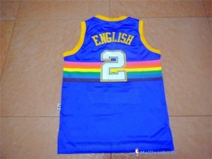 Maillot NBA Pas Cher Denver Nuggets Alex English 2 Bleu