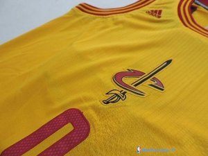 Maillot NBA Pas Cher Cleveland Cavaliers Junior Kevin Love 0 Jaune