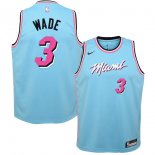 Miami Heat Dwyane Wade Nike Blue Swingman Jersey Jersey – City Edition