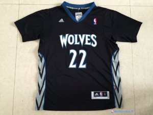 Maillot NBA Pas Cher Minnesota Timberwolves Andrew Wiggins 22 Noir MC