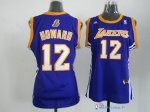 Maillot NBA Pas Cher Los Angeles Lakers Femme Dwight Howard 12 Bleu