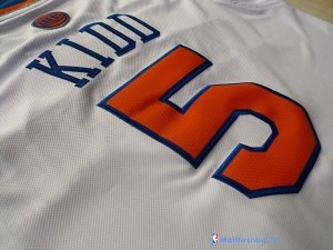 Maillot NBA Pas Cher New York Knicks Jason Kidd 5 Blanc