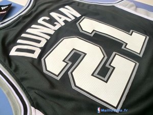 Maillot NBA Pas Cher San Antonio Spurs Tim Duncan 21 Noir