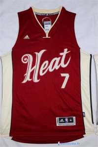 Maillot NBA Pas Cher Noël Miami Heat Dragic 7 Rouge