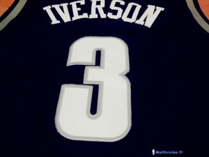 Maillot NCAA Pas Cher Georgetown Hoyas Allen Iverson 3 Bleu