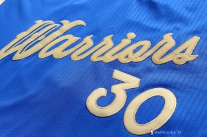 Maillot NBA Pas Cher Noël Golden State Warriors Curry 30 Bleu