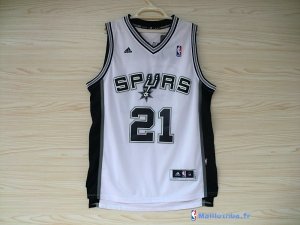 Maillot NBA Pas Cher San Antonio Spurs Tim Duncan 21 Blanc