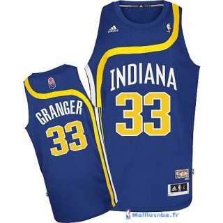 Maillot ABA Pas Cher Indiana Pacers Granger 33 Bleu