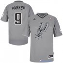 Maillot NBA Pas Cher Noël San Antonio Spurs Parker 9 Gris