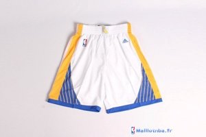 Pantalon NBA Pas Cher Golden State Warriors Blanc