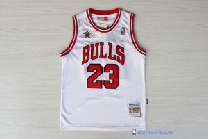 Maillot NBA Pas Cher Chicago Bulls Michael Jordan 23 1997/1998 Blanc