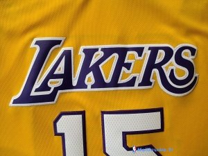 Maillot NBA Pas Cher Los Angeles Lakers Metta World 15 Peace Jaune