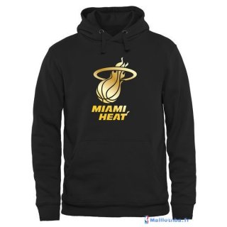 Survetement NBA Pas Cher Miami Heat Noir Or