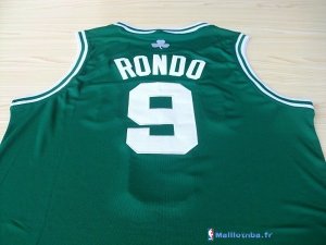 Maillot NBA Pas Cher Boston Celtics Rajon Rondo 9 Vert Blanc