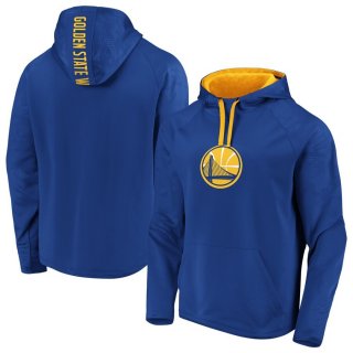 Golden State Warriors Fanatics Branded RoyalGold Iconic Defender Performance Primary Logo Pullover Hoodie