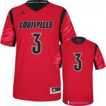 Maillot NCAA Pas Cher Louisville Siva 3 Rouge