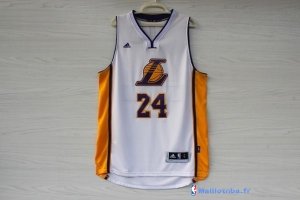 Maillot NBA Pas Cher Noël Los Angeles Lakers Kobe 24 Blanc