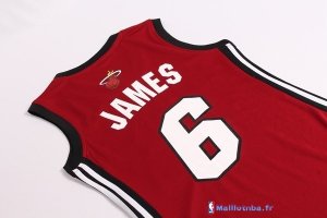 Maillot NBA Pas Cher Miami Heat Femme LeBron James 6 Rouge