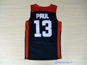 Maillot NBA Pas Cher USA 2012 Paul 13 Noir