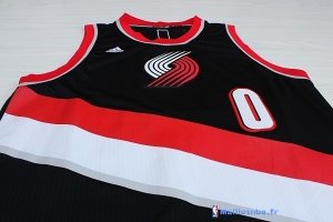 Maillot NBA Pas Cher Noël Portland Trail Blazers Damian 0 Noir