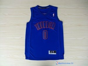 Maillot NBA Pas Cher Noël Oklahoma City Thunder Bleu Westbrook 0