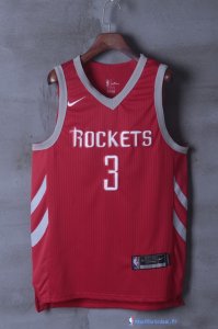 Maillot NBA Pas Cher Houston Rockets Chris Paul 3 Rouge Icon 2017/18