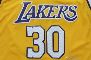 Maillot NBA Pas Cher Los Angeles Lakers Julius Randle 30 Jaune