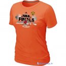 T-Shirt NBA Pas Cher Femme Miami Heat Orange 1