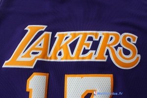 Maillot NBA Pas Cher Los Angeles Lakers Jeremy Lin 17 Pourpre