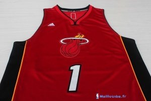 Maillot NBA Pas Cher Noël Miami Heat Chris 1 Rouge