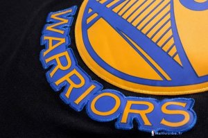 Maillot NBA Pas Cher Golden State Warriors Stephen Curry 30 Noir Jaune