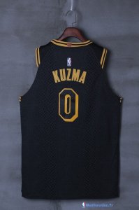 Maillot NBA Pas Cher Los Angeles Lakers Kyle Kuzma 0 Noir Ville 2017/18