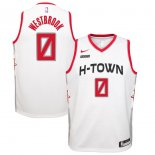 Houston Rockets Russell Westbrook Nike White Swingman Jersey Jersey – City Edition